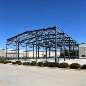 Rigid Portal Frame H Beam Steel Structure Warehouse Building with Overhead Crane System Support for Industrial Factory