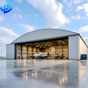 Multi-functional Steel Structure Hangar for Aircraft Machines Parking Maintenance Prefabricated Steel Structure Aircraft Hangar