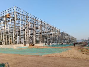 Engineering Designed Steel Structure Portal Frame Building Quick Assembly for Local Overseas Industrial Projects