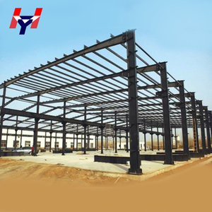Prefab Steel Structure Warehouses Industrial Workshop Buildings Large Span Metal Hangars Heavy Duty Metal Building
