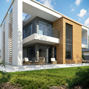Fast Assemble Low Cost Modular Home Light Steel Prefab Villa
