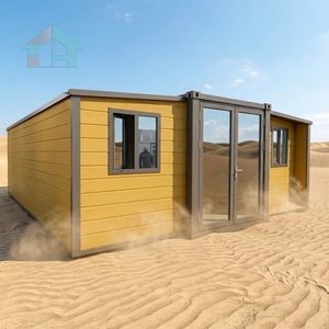 30ft Expandable Modular Home Mobile Office for Construction Site Staff Quarters Job Site Administrative Workspace