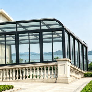 French Style Prefabricated Glasshouse Sunroom Glazed Villa
